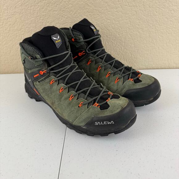 Salewa Alp Mate Mid WP Men\'s Hiking Boots Green Size 13 main image 15